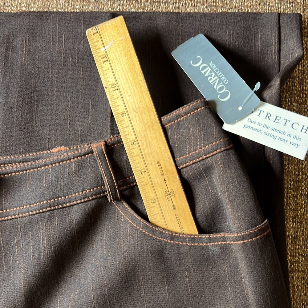 Chocolate Brown Denim Pant - Picture 5 of 12